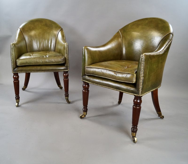 Pair Of William IV Tub Chairs - Image 3
